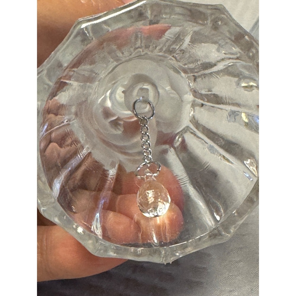 2 Goebel Bell Glass Angel Frosted Satin Sitting On Clear Bell 24%‎ Lead Crystal - Picture 9 of 16